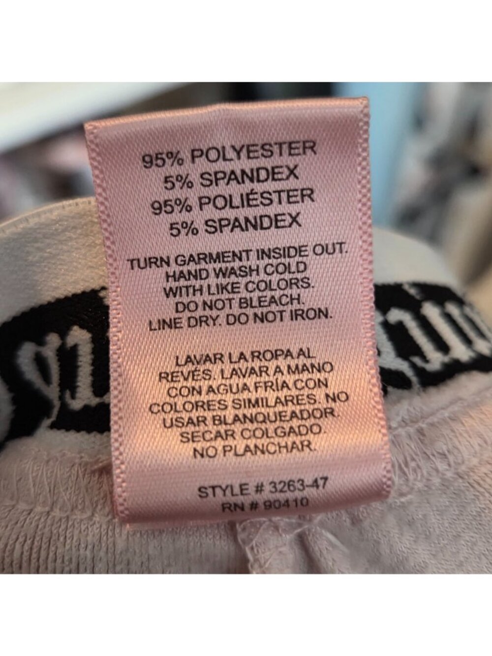 Juicy Couture Women’s Pink Velour Jogger Pants Branded Waistband Size S - Picture 10 of 11